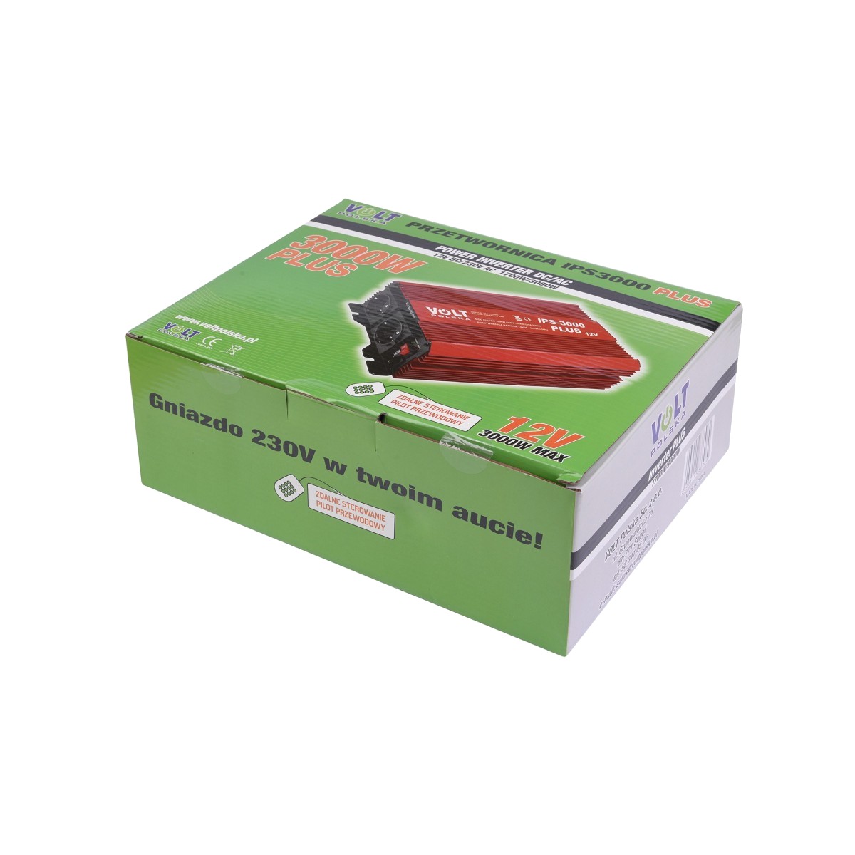 Invertor 12v 220v CONVERTOR DE TENSIUNE IPS 3000 PLUS 12 / 230V (1700 / 3000W)